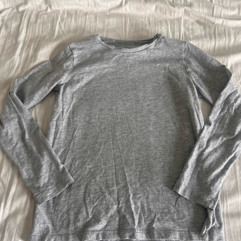 Gray Long Sleeve Shirt